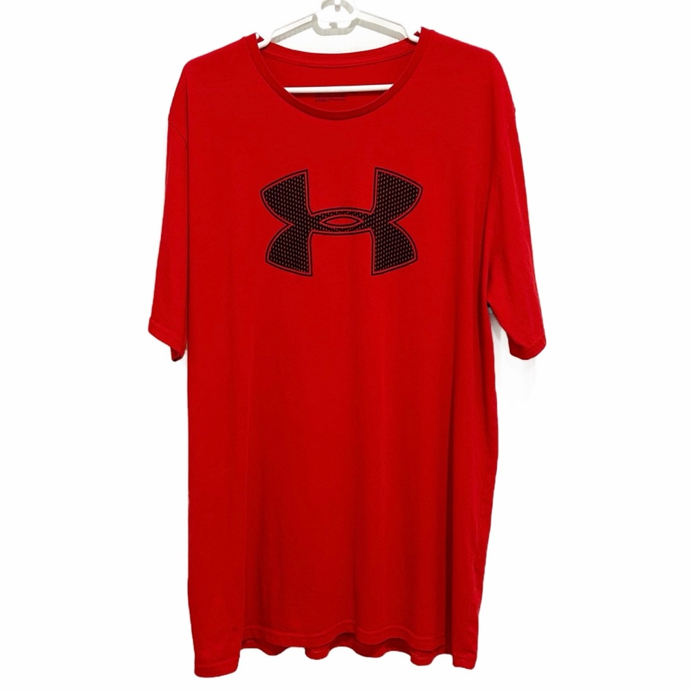 Under Armour Men's Red T-Shirt Size XXL